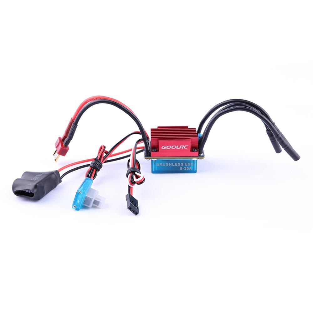 GoolRC S-35A Brushless ESC Electric Speed Controller with 5V/2A BEC for 1/12 1/14 1/16 RC Car