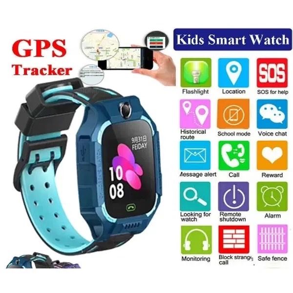 Kid's Smart Watch With Gps Tracker - Sim Slot And Camera