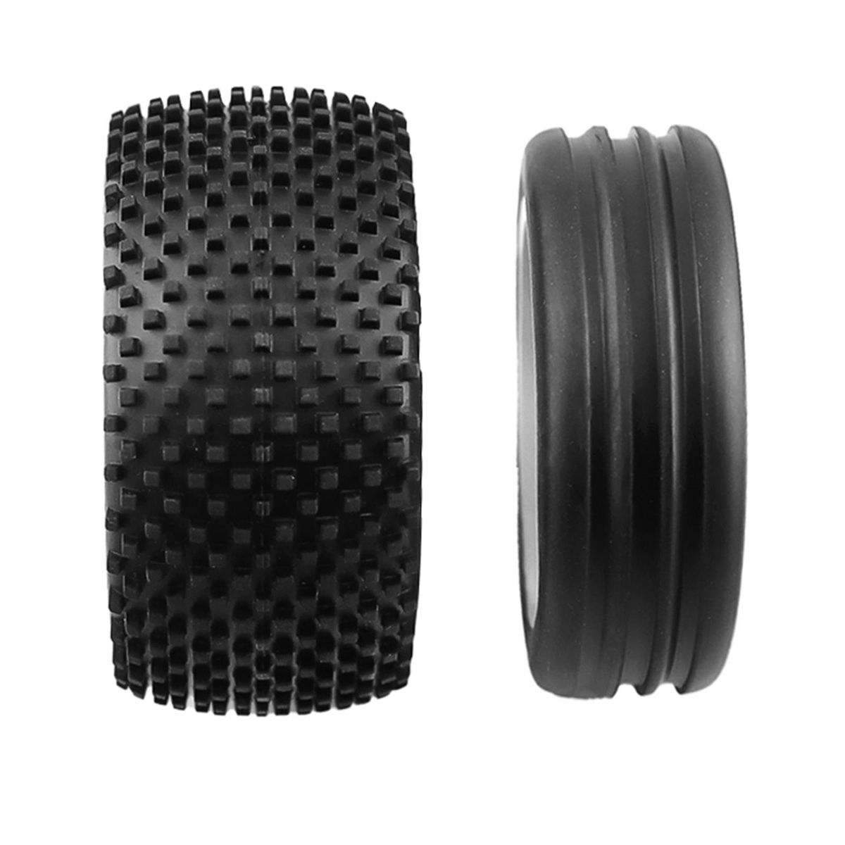 Remote Control Off-Road Rally Car white 82&87mm Tires 4pcs Replacement for XRAY XB2 Serpent SRX2 SRX4 Traxs Bandit Tekno EB410 Tamiya DT02 1/10 Remote Control Car Wheel