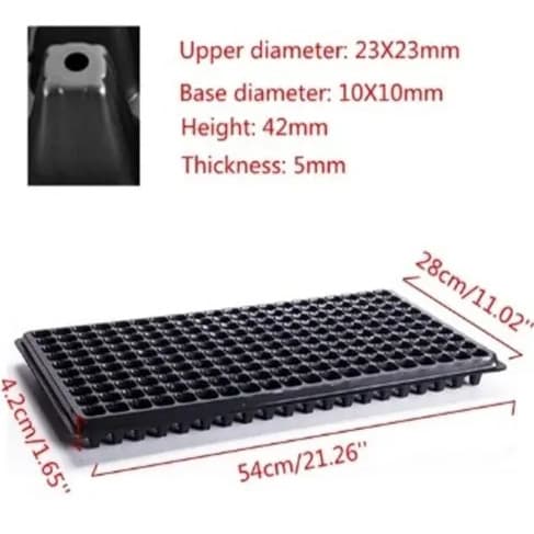 Seedling Tray - 200 Holes Or Cells