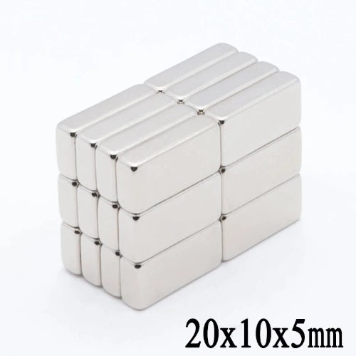Strong Rectangle Bar Neodymium Magnet  - 5 Pieces