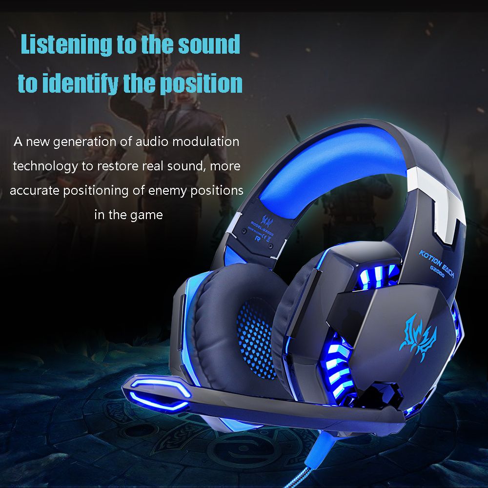 Gaming Mouse 4000 Dpi Headset Stereo Gamer Headphones With