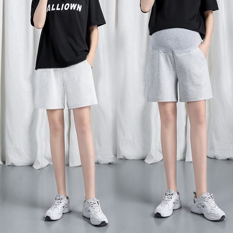 Make Pregnant Women Shorts Web Celebrity Waffle Summer Section Five Points