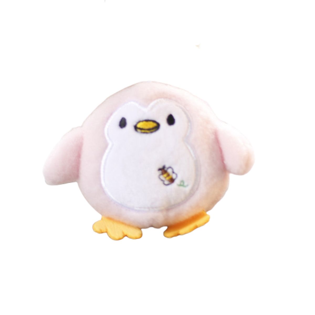 10cm Penguin Keychain Stuffed Animal Doll Toy Plush Penguin Keychain Pink