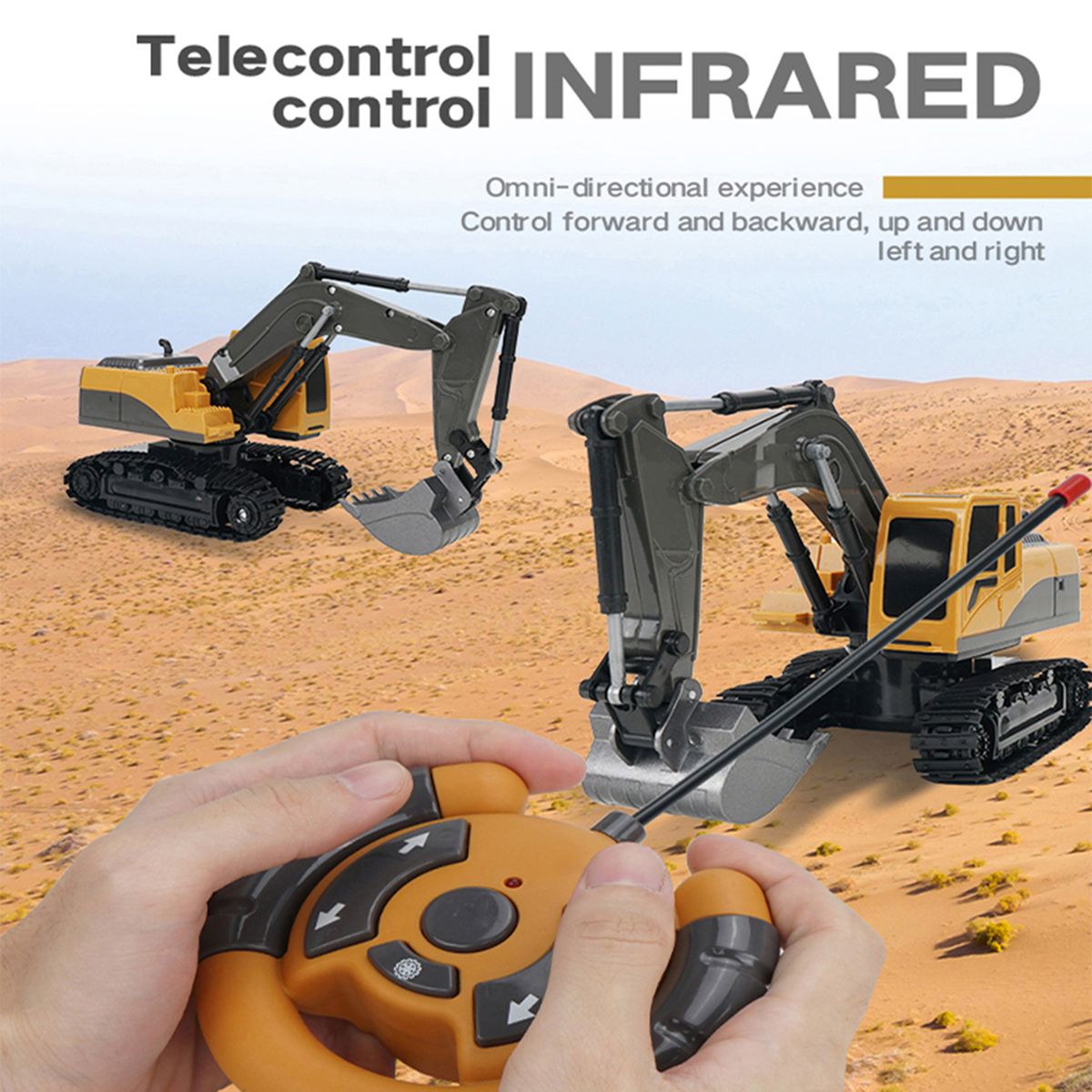 Remote Control Excavator 1/24 RC Excavator 2.4GHz 6CH