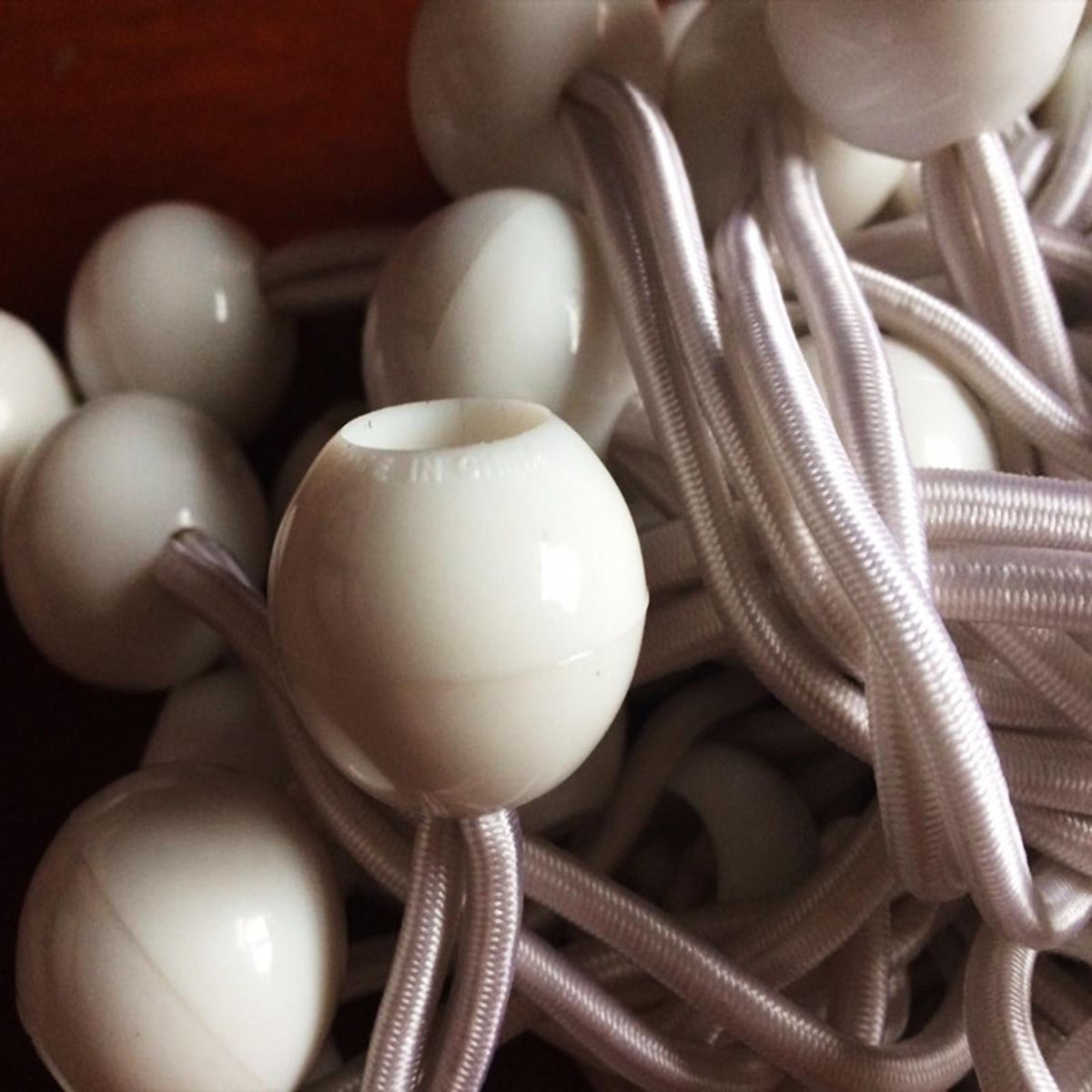 50 Pcs Bungee Balls Cords Tie Down Straps Elastic Rope for Camping Tents Cargo