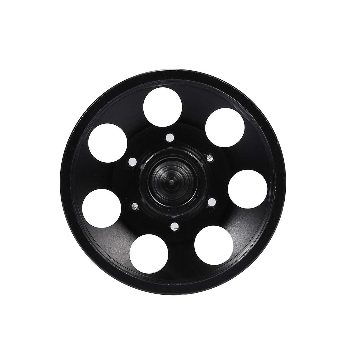 2pcs Trailer Rear Hub Aluminum Alloy Rim 7 Spokes for 1/14 Tamiya Tractor Truck RC Climber Trailer