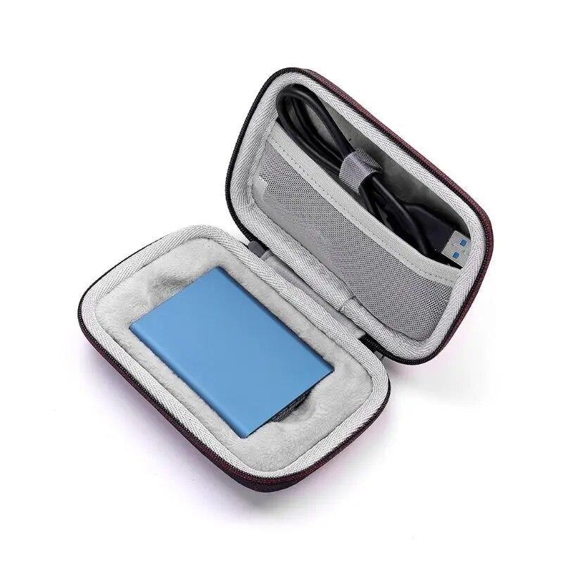 Storage Bag Carrying Box Case Organizer Cover Pouch Hard Shell Shockproof Travel for Samsung T1 T3 T5 Portable 250GB 500GB 1TB 2