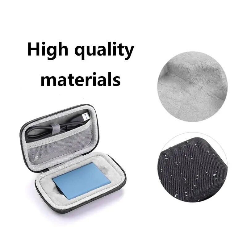 Storage Bag Carrying Box Case Organizer Cover Pouch Hard Shell Shockproof Travel for Samsung T1 T3 T5 Portable 250GB 500GB 1TB 2