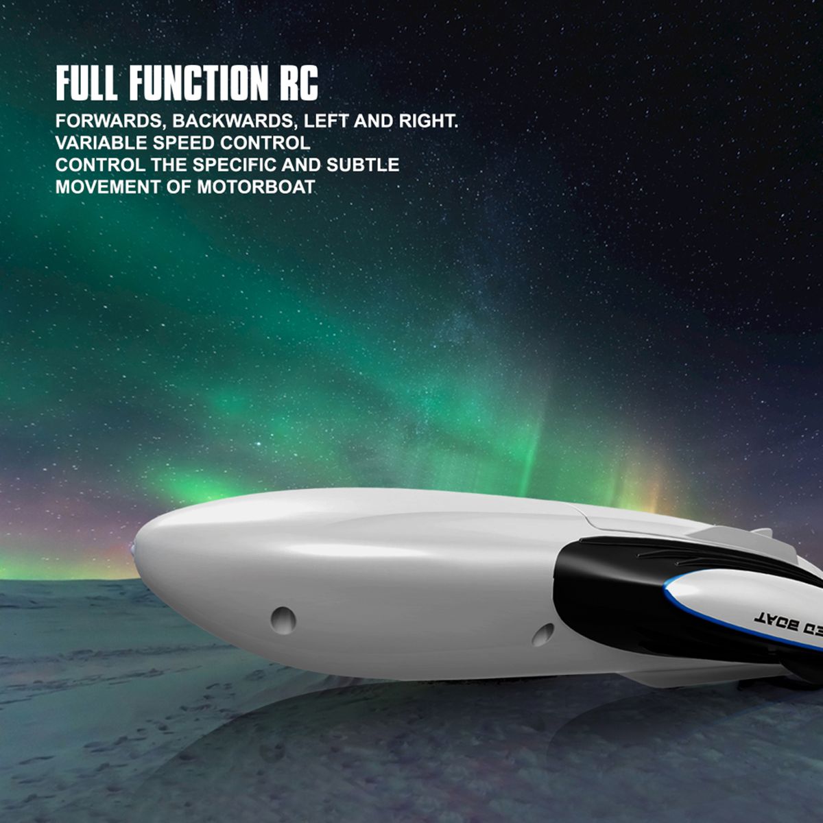 2.4G Remote Control Boat Competitive Speedboat High-speed