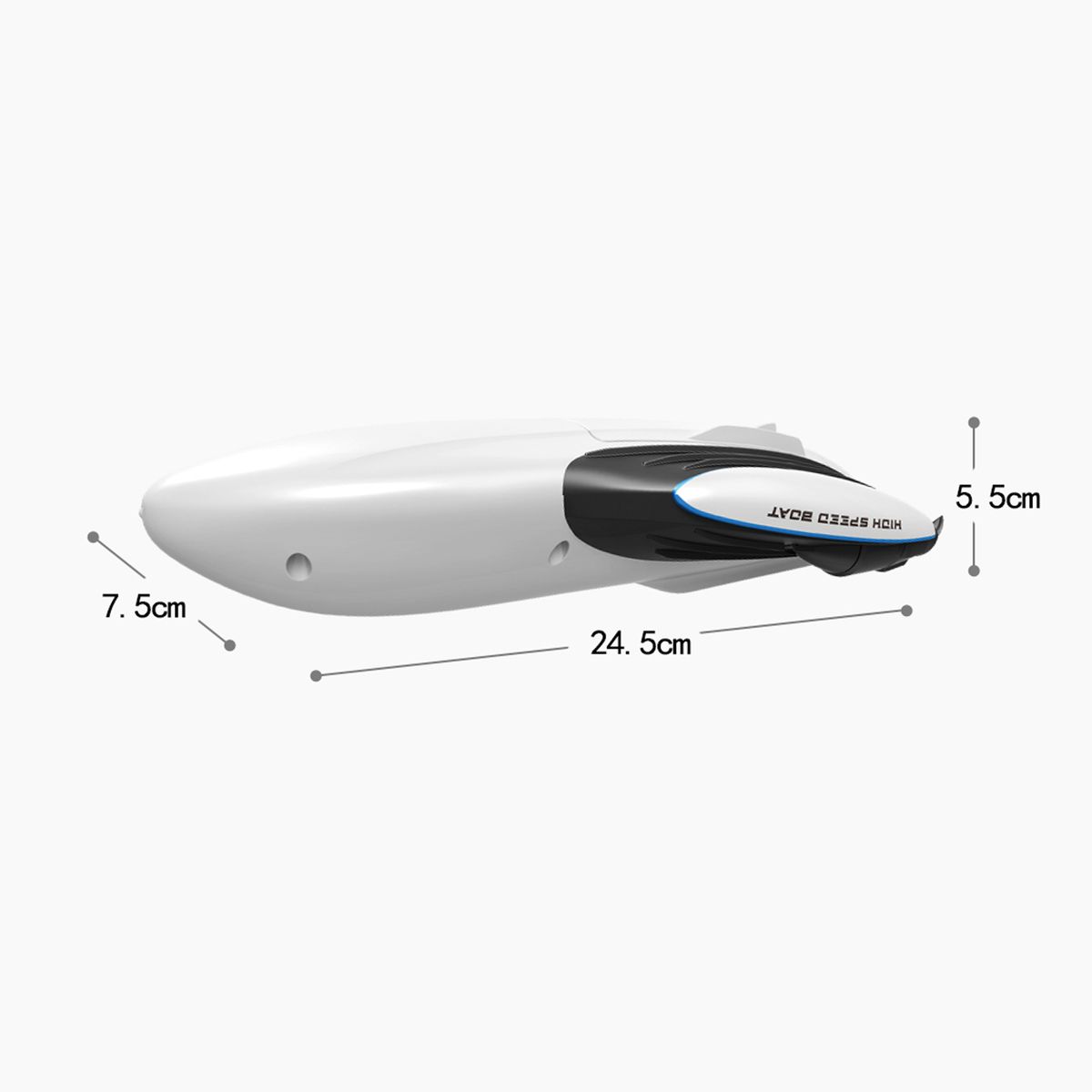 2.4G Remote Control Boat Competitive Speedboat High-speed
