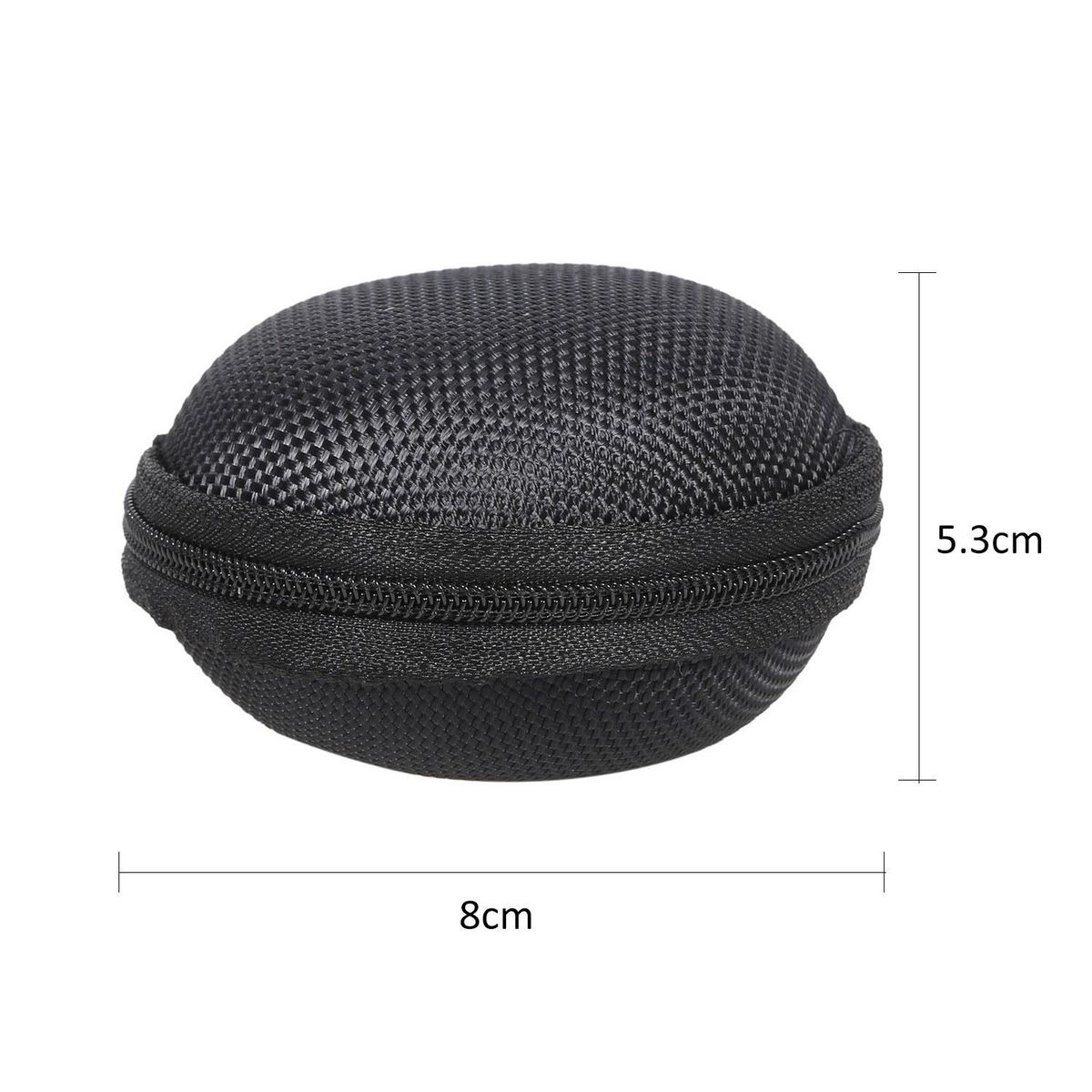 5pcs Storage Bag for Fingertip Pulse Oximeter EVA Portable Bag with Net Earphone Carrying Case Holder