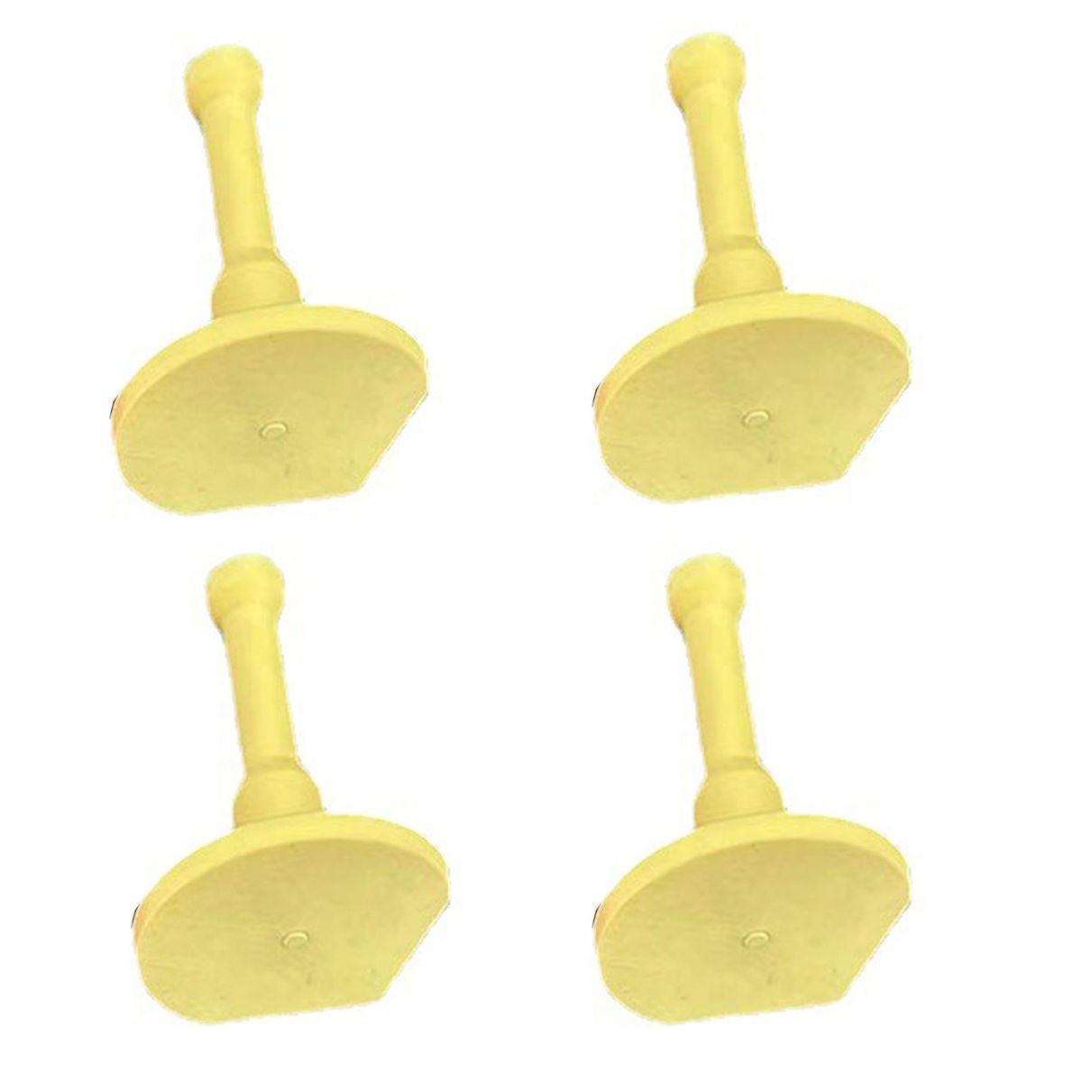 4Pcs Golf Ball Bases Small Golf Ball Stand Holder Tees Lemon Yellow