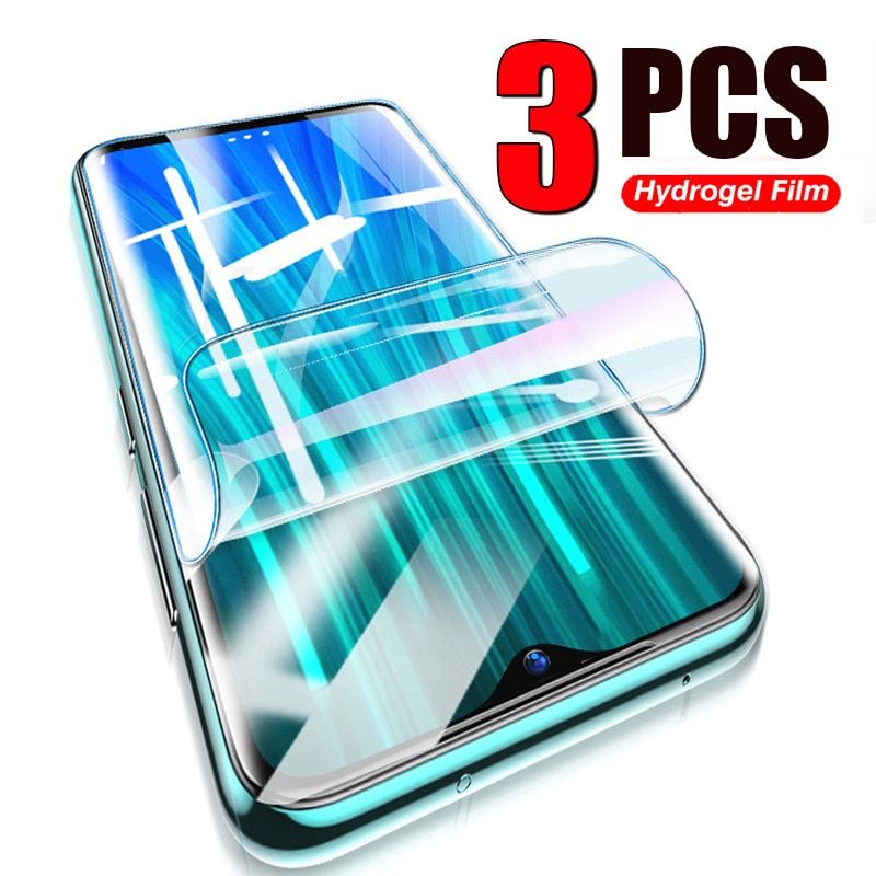 3/2/1pcs Full Cover Hydro Film For Xiaomi Redmi Note 10