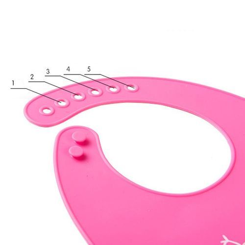 4PCS BalleenShiny Baby Waterproof Soft Silicone Bibs