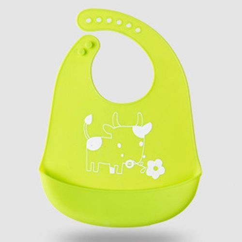 4PCS BalleenShiny Baby Waterproof Soft Silicone Bibs