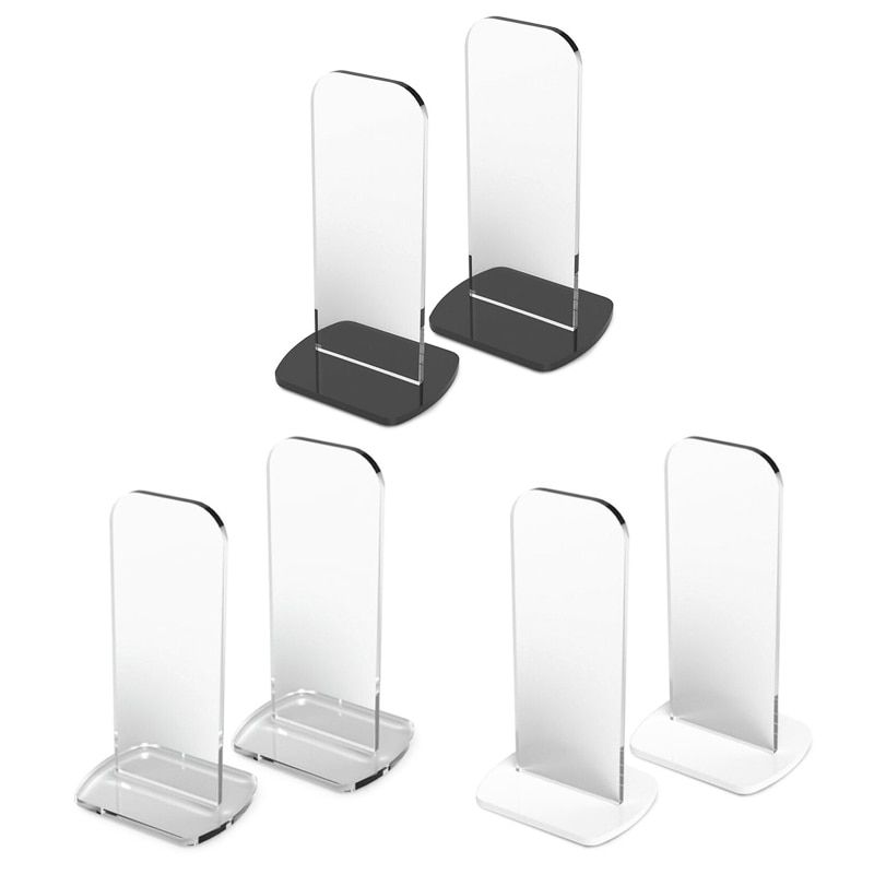 Boxing Glove Storage Holder 2 Pcs Acrylic Vertica Display Stand Easy Stand For Home Bedroom Office