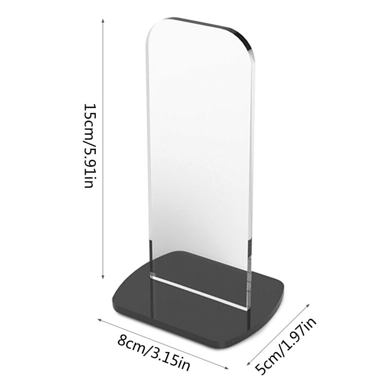 Boxing Glove Storage Holder 2 Pcs Acrylic Vertica Display Stand Easy Stand For Home Bedroom Office