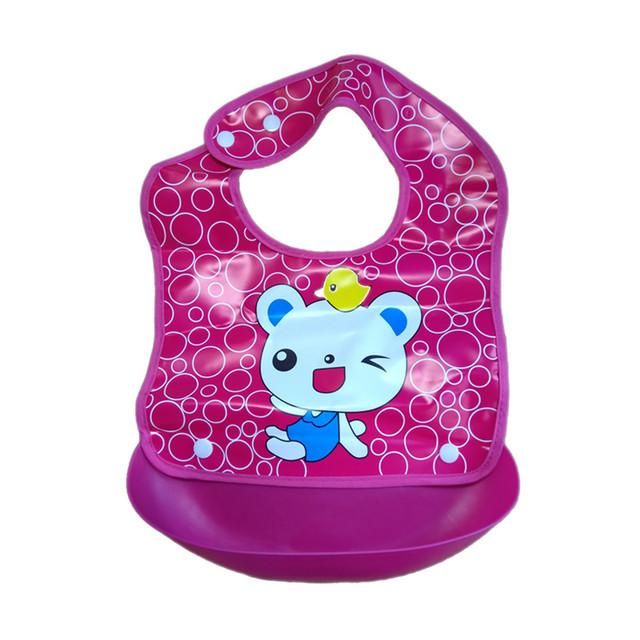 4PCS Baby Bibs Waterproof Baby Aprons Bib
