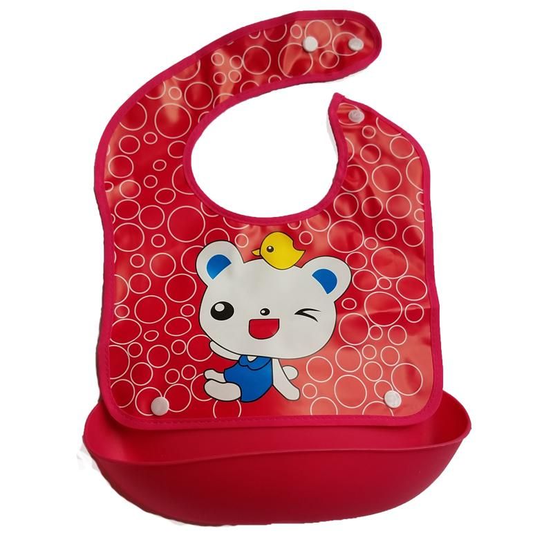 4PCS Baby Bibs Waterproof Baby Aprons Bib