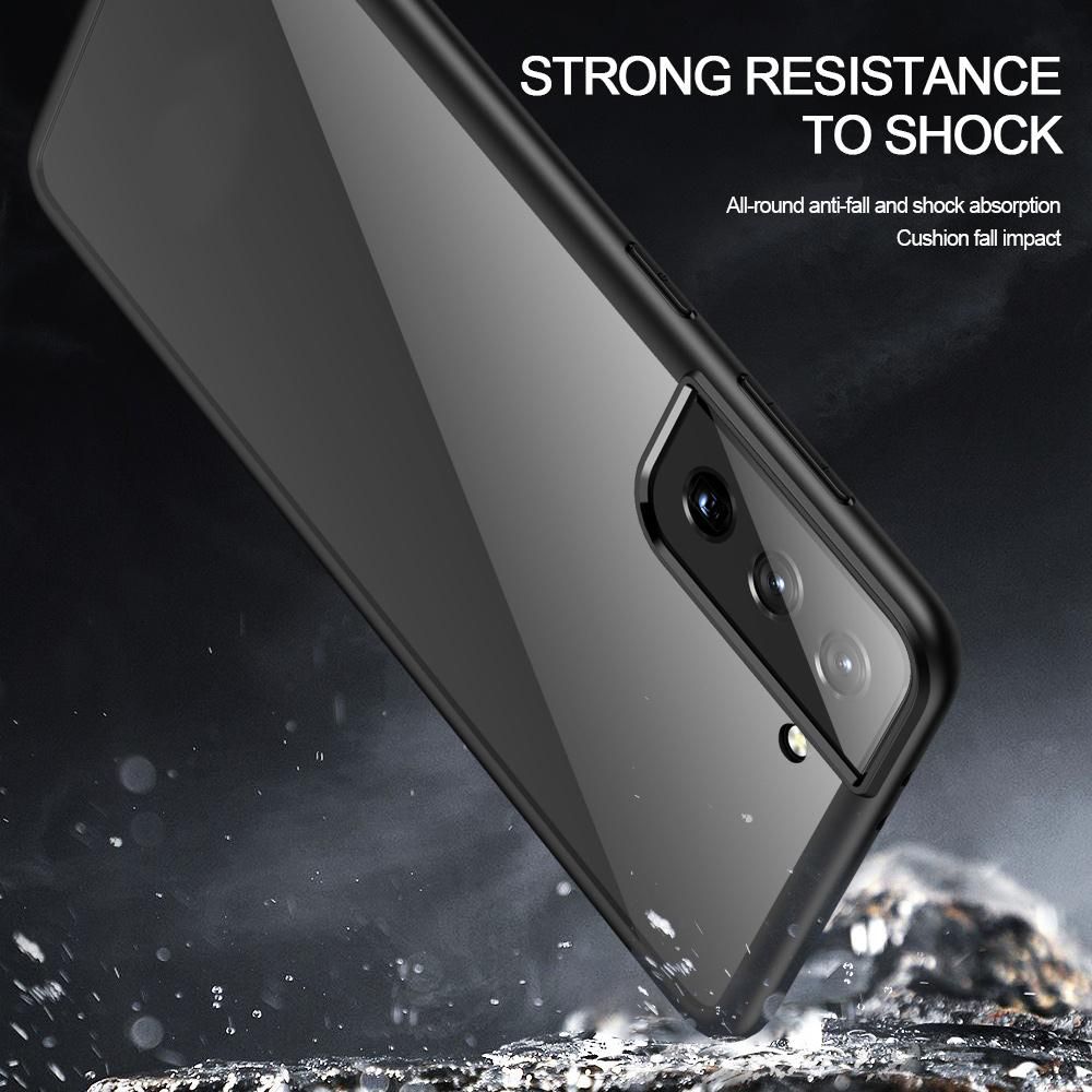 for Samsung Galaxy S21 Plus 5G Phone Protective Shell Shockproof Bumper Transparent Protective Cover Transparent-1