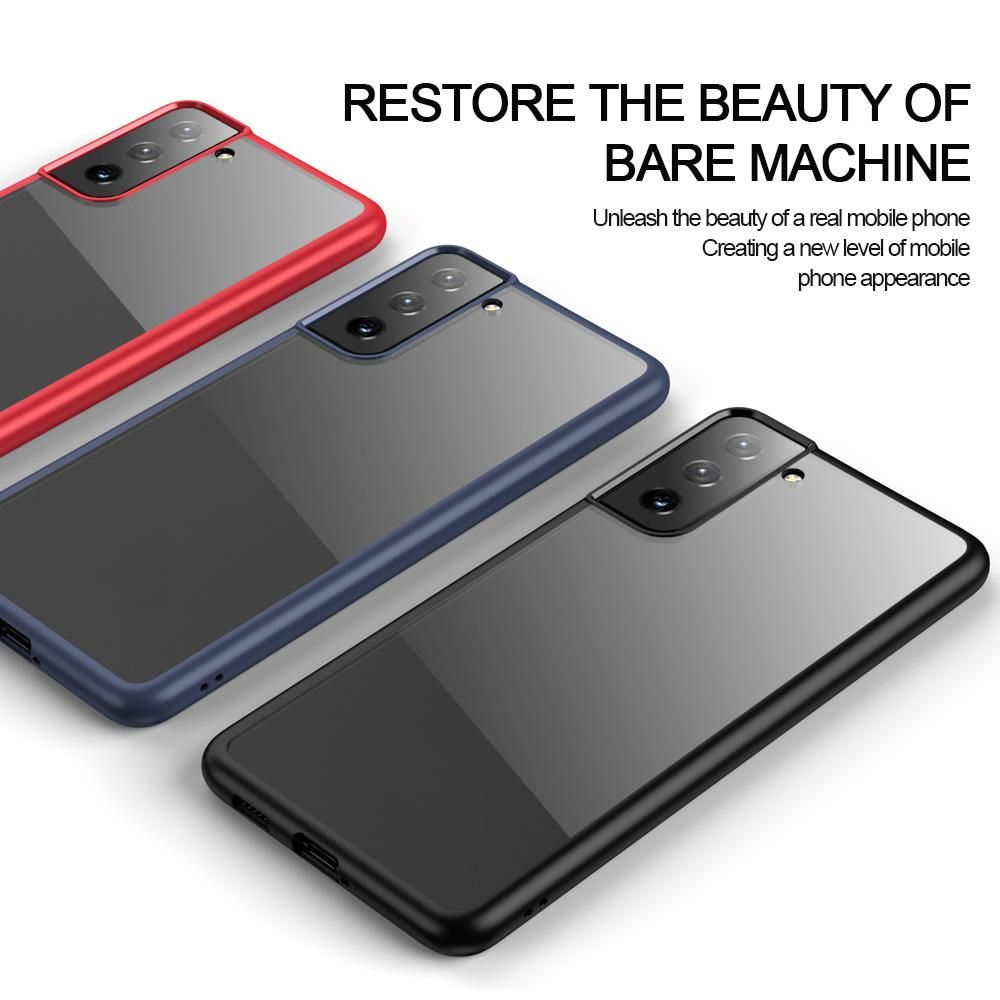for Samsung Galaxy S21 Plus 5G Phone Protective Shell Shockproof Bumper Transparent Protective Cover Transparent-1