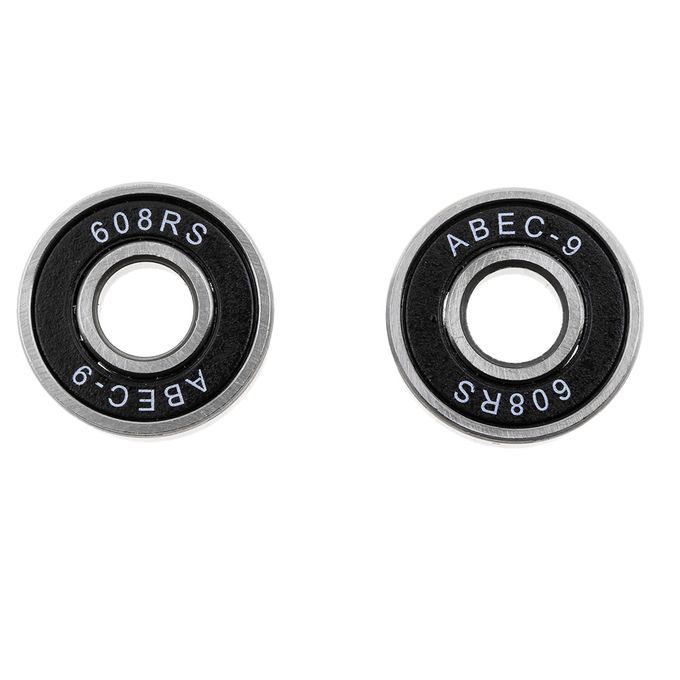 10Pcs/Pack ABEC-9 608RS Roller Skate Wheel Bearings Seal Ball Black