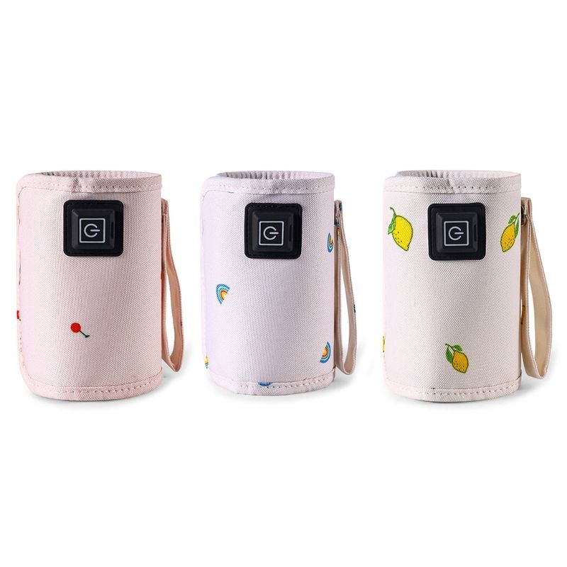 Portable USB Baby Bottle Warmer Bag Travel Milk Warmer
