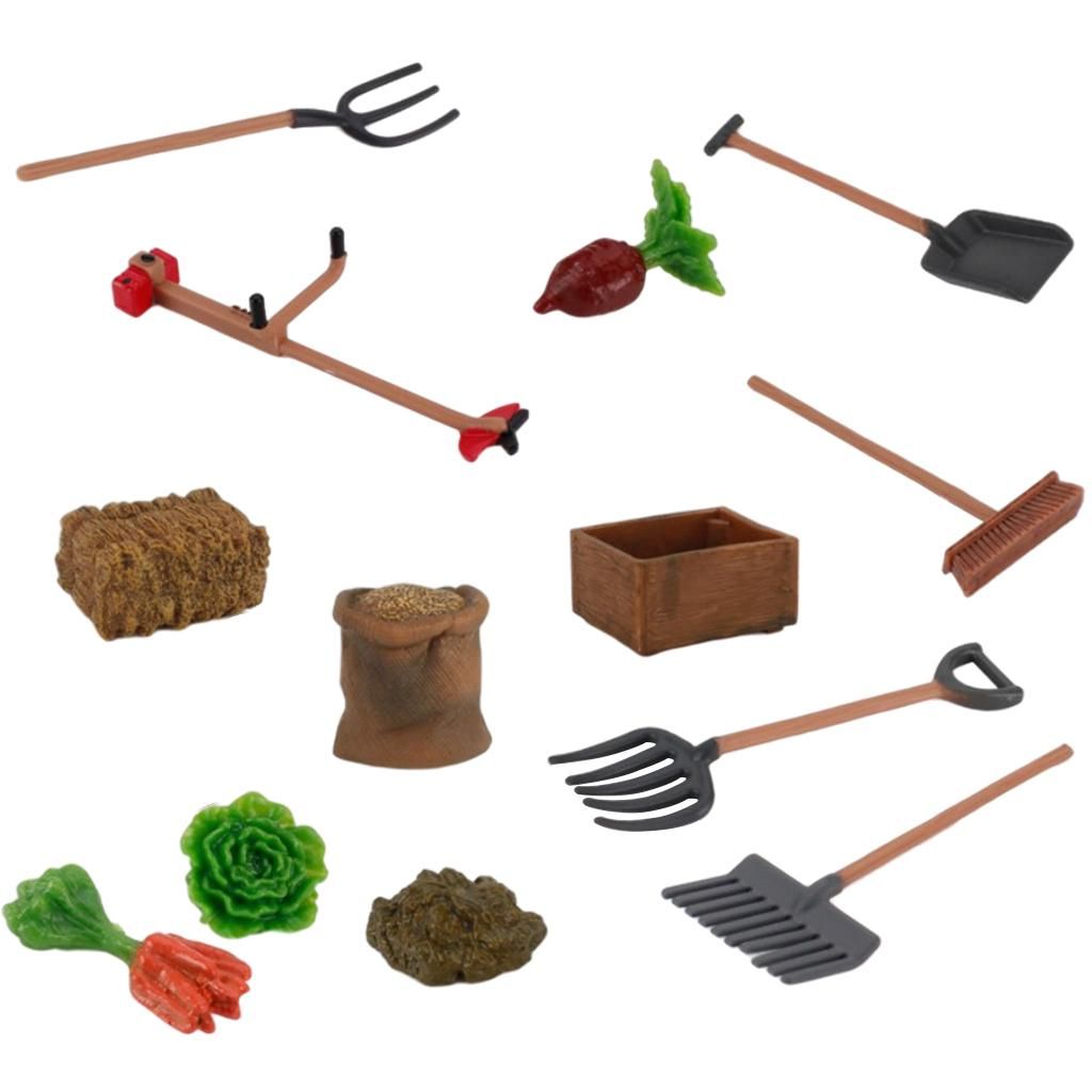13 PCS Children Gardening Tool Trowel Fork Mower