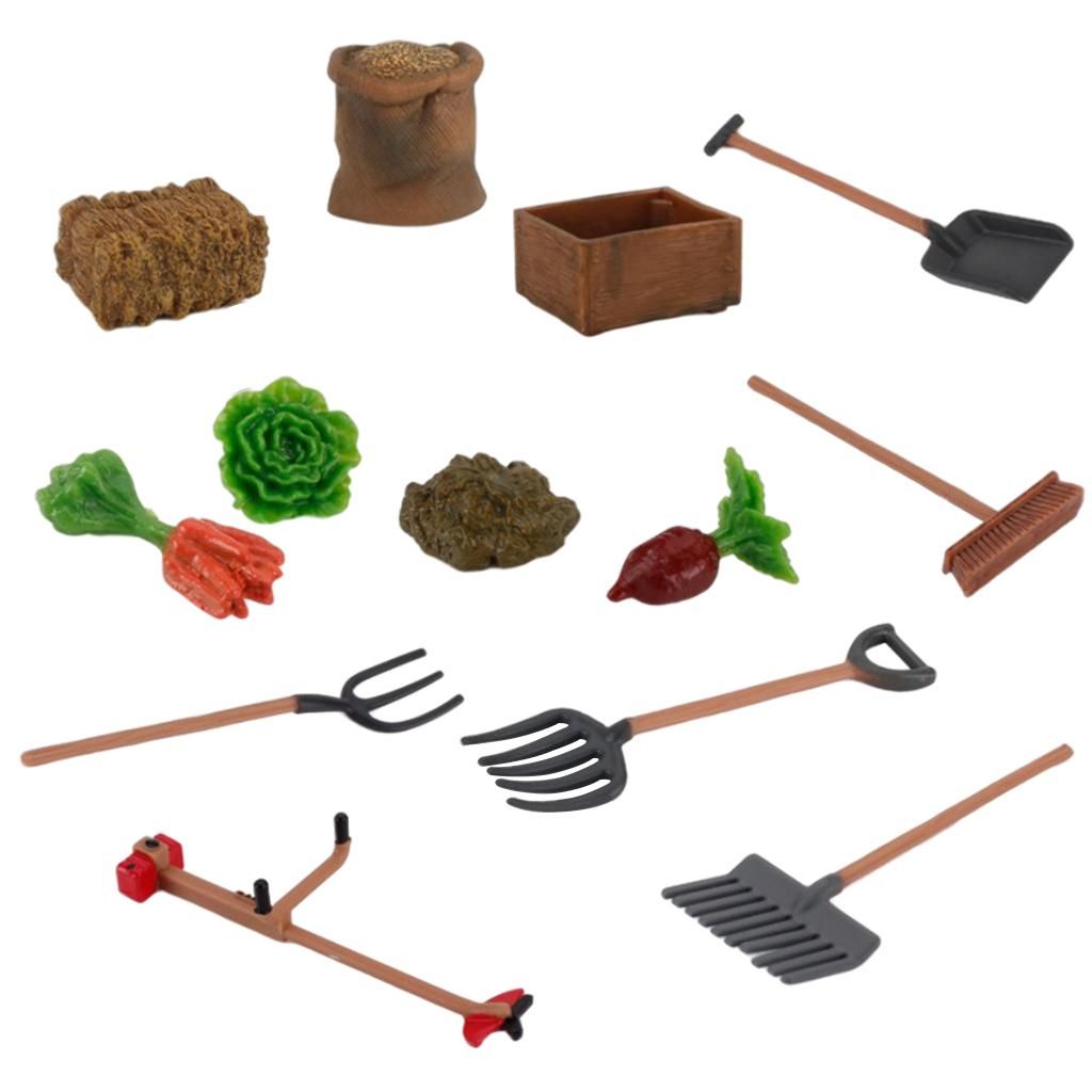 13 PCS Children Gardening Tool Trowel Fork Mower