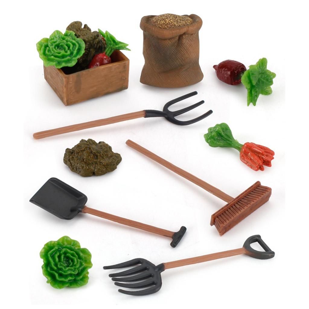 13 PCS Children Gardening Tool Trowel Fork Mower