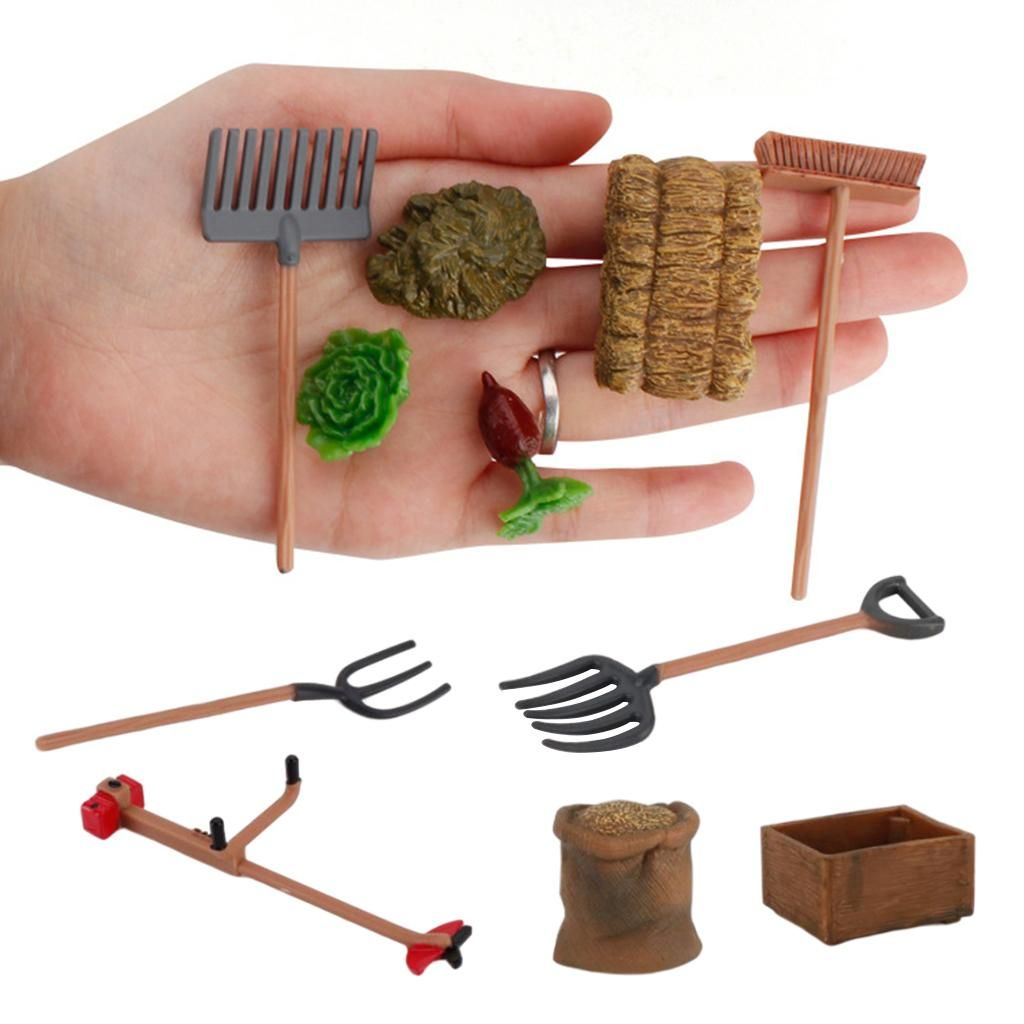 13 PCS Children Gardening Tool Trowel Fork Mower