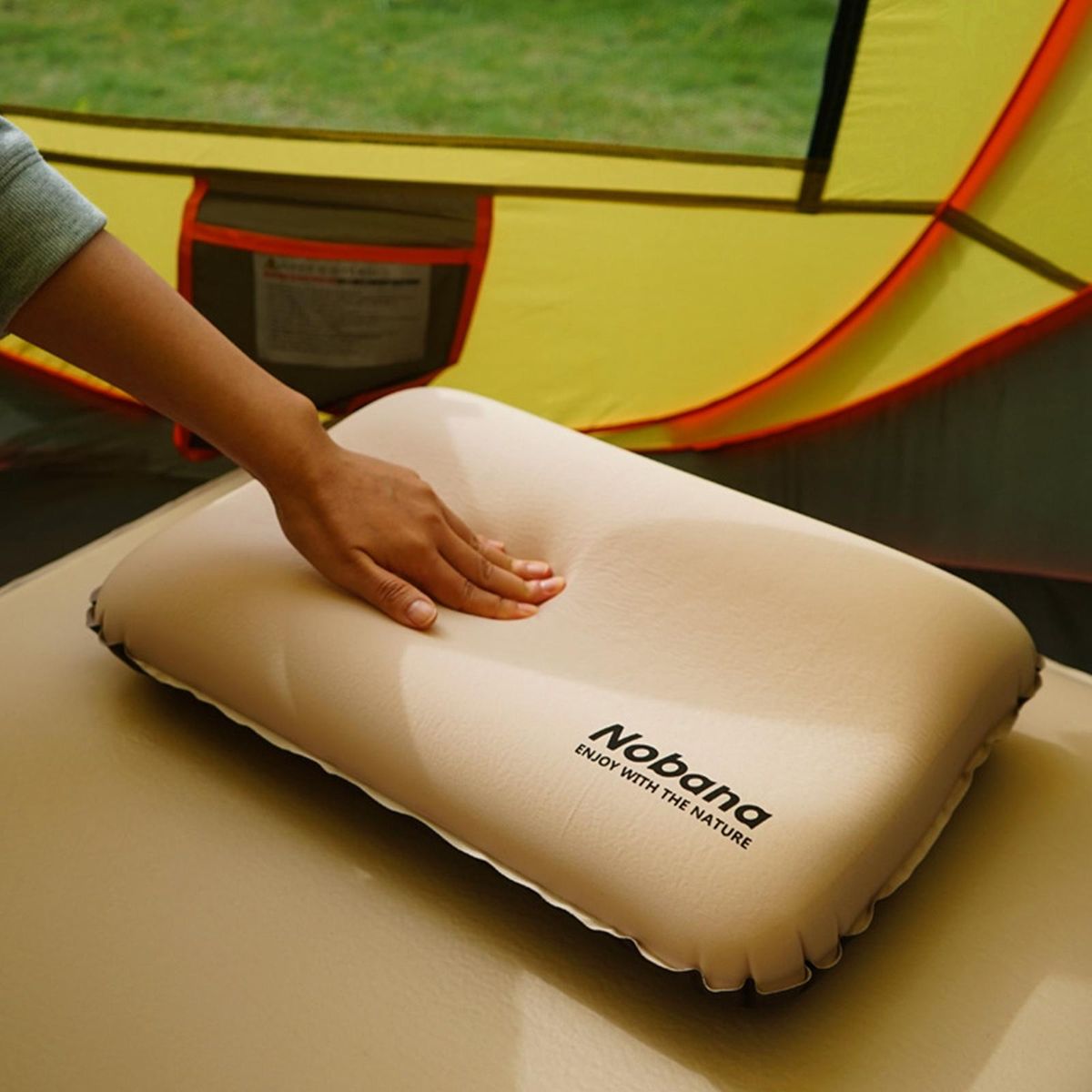 Self Inflating Pillow Neck  Support Lightweight For