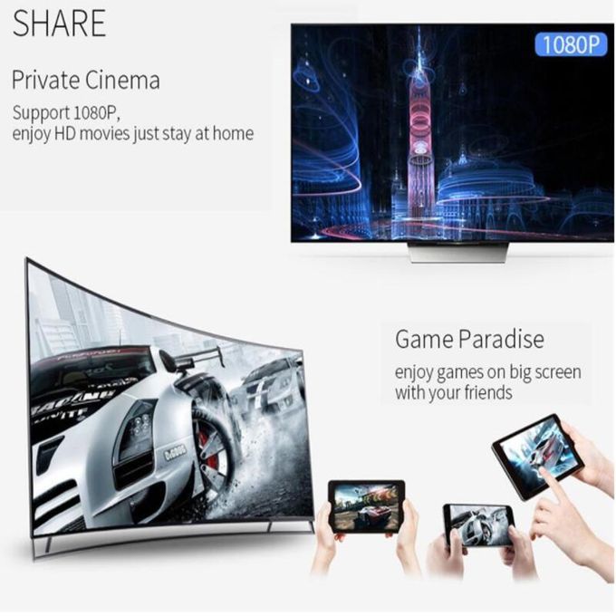 MiraScreen G2 TV Stick Dongle Anycast Chrome Cast HDMI WiFi Display Receiver