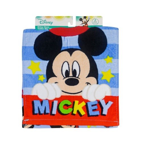 Mickey Mouse Toddler Pullover Bibs - 2 Pieces