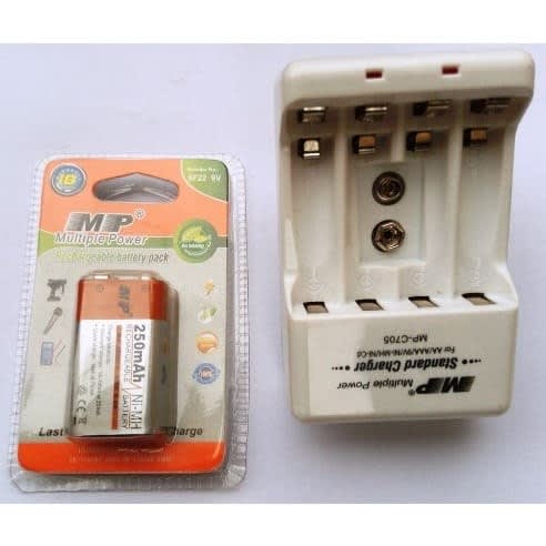 Mp 9v Rechargeable Battery & 1.2v Aa/aaa Battery 9v Battery Charger