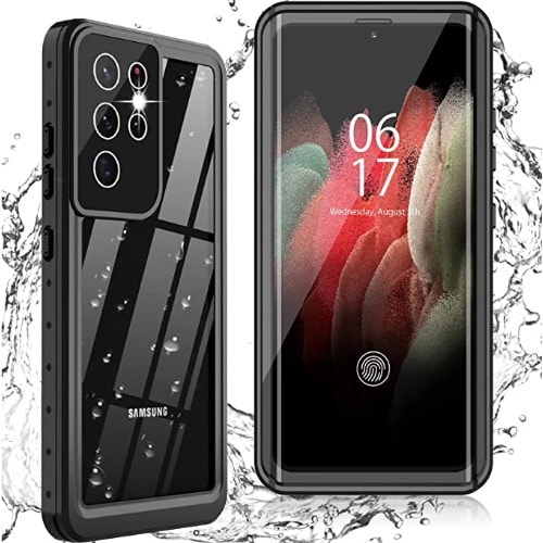 Waterproof Case With Built-in Screen Protector For Samsung Galaxy S21 Ultra