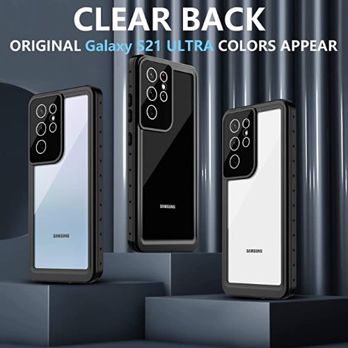 Waterproof Case With Built-in Screen Protector For Samsung Galaxy S21 Ultra