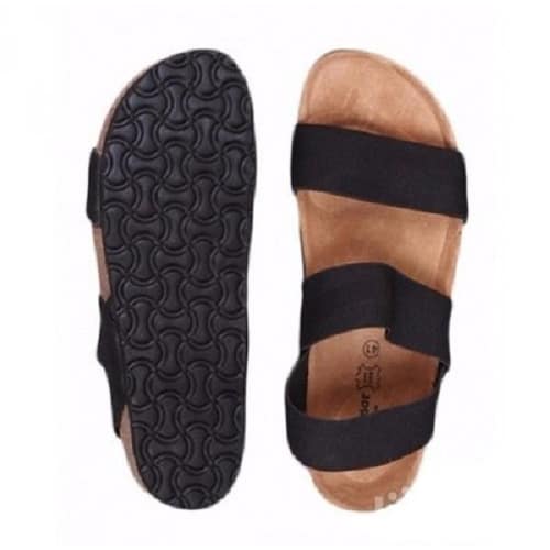 Elite Elastic Sandals - Black