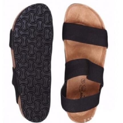 Elite Elastic Sandals - Black