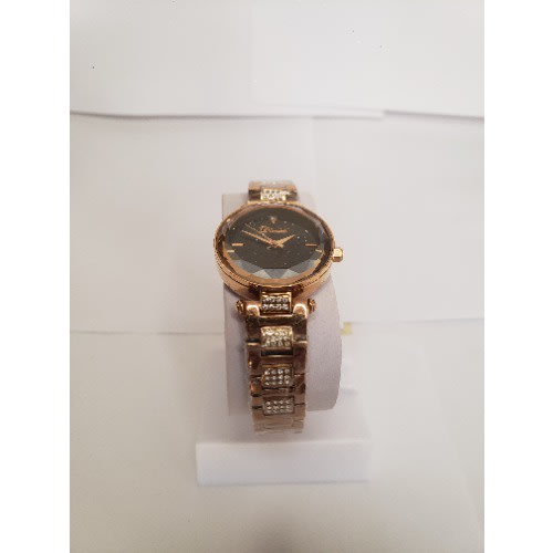 Ladies Crystal Cut Design Wrist Watch