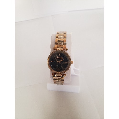 Ladies Crystal Cut Design Wrist Watch