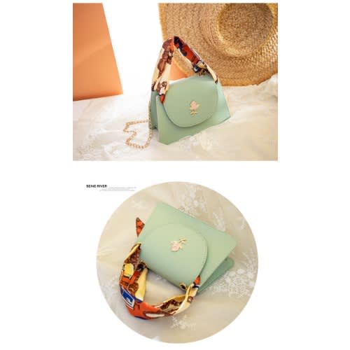 Sling Scarf Bag - Green