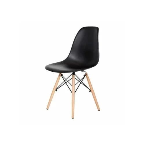 Plastic Side Chair Dsw - Black