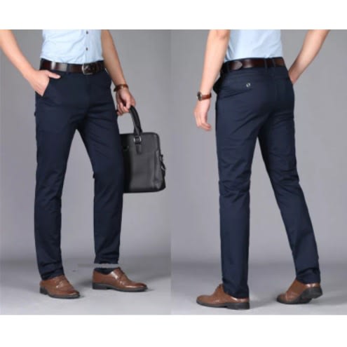 Pencil Chinos Pant - Navy Blue