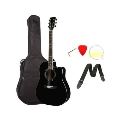 Acoustic Guitar With Accessories - Black