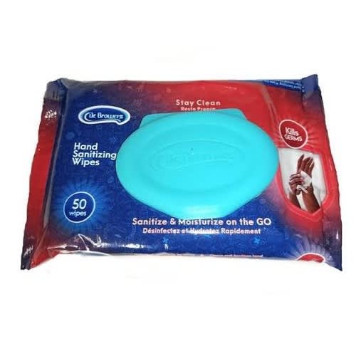 Hand Sanitizing Wipes - 50Pieces X 2Packs