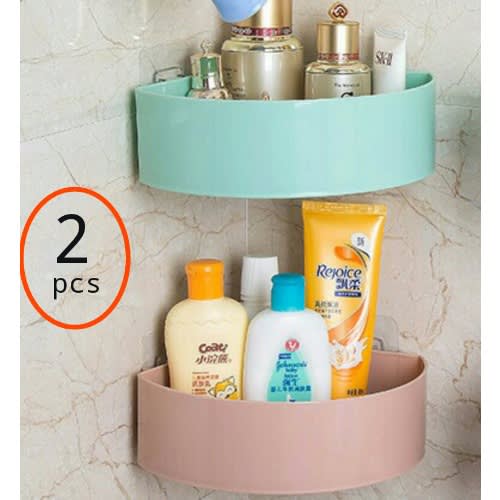 Corner Shelf Bathroom Rack Cutlery Holder 2pcs