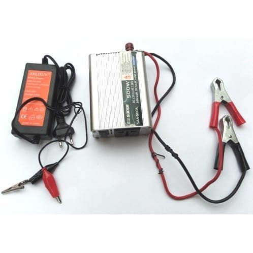 Inverter With Charger - 500 Watts