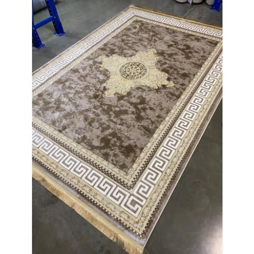 Turkish Retro Shades Center Rug - 7X10ft
